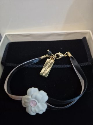 Bracciale Dolce & Gabbana fiore rosa e nero