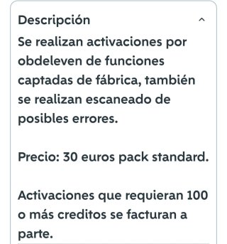 Se realizan diagnosis y activar funciones ocultas
