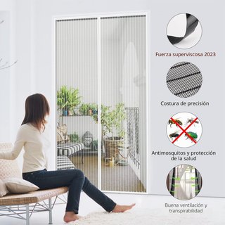 Mosquitera Magnética Puerta 110x210cm