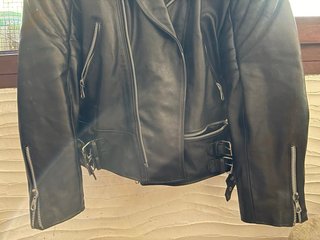 Giacca Pelle Joe Inferno Nera Taglia M