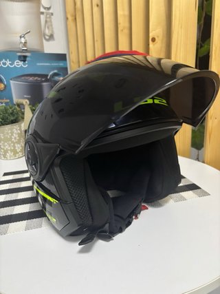 Casco LS2 Airflow II Negro/Amarillo TALLA M