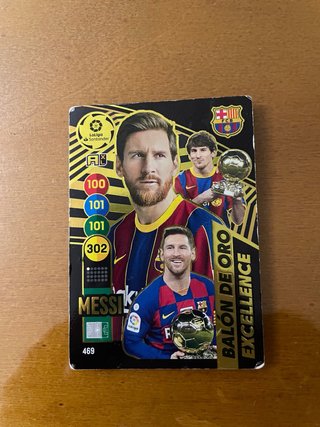Carta Messi Balón de Oro Excellence 2021