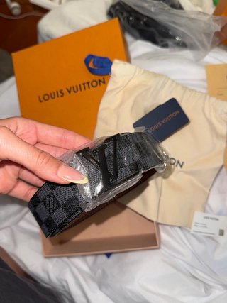 Cinturón Louis Vuitton Damier Graphite