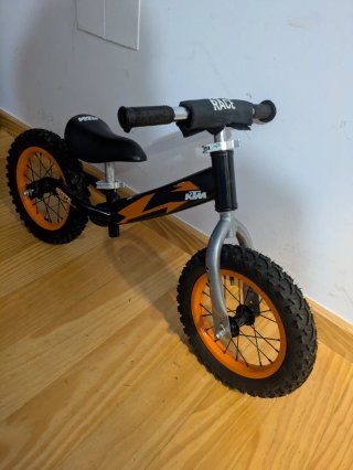 Bici di equilibrio KTM senza pedali