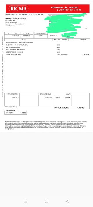 Caja Registradora Nueva