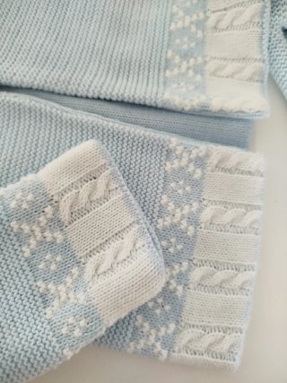 Conjunto bebé punto 9/12 meses
