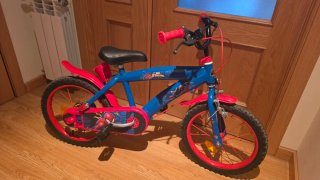 Bicicleta infantil Spiderman