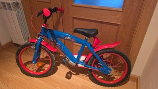 Bicicleta infantil Spiderman