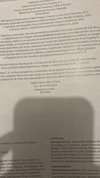 Libro de texto escolar Geografia e historia 1 ESO