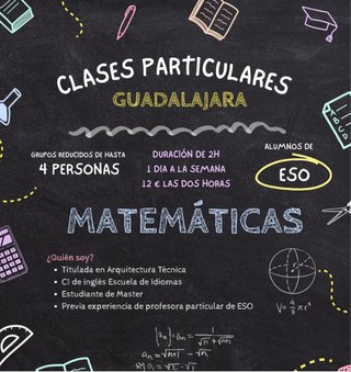 Clases particulares Matemáticas Guadalajara ESO