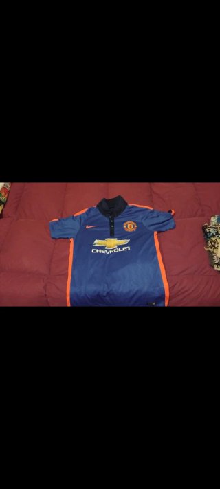Camiseta Manchester United Chevrolet Azul