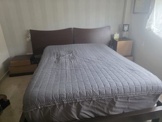 Cabecero de cama con colchón