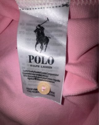 Polo Ralph Lauren Rosa Talla S