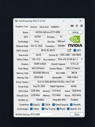 *Como Nuevo* ASUS RTX 4090 STRIX 24GB OC