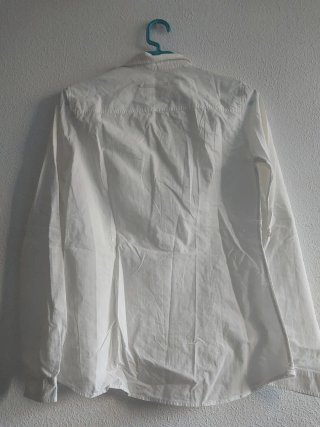 Camisa Massimo Dutti Blanca Mujer
