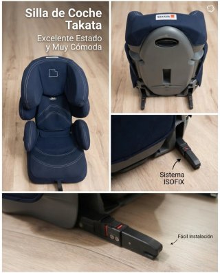 Silla de coche Takata azul marino