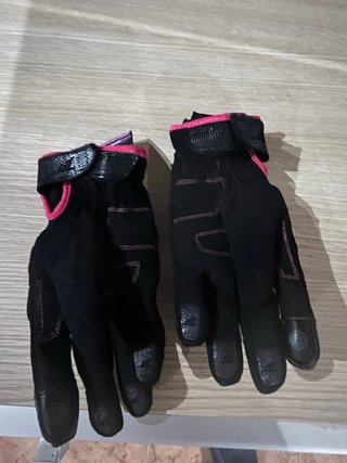 Guantes 7th Mujer Talla XS Negro/Rosa