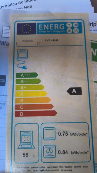 Horno Whirlpool AKP 444/IX Inox Multifunción