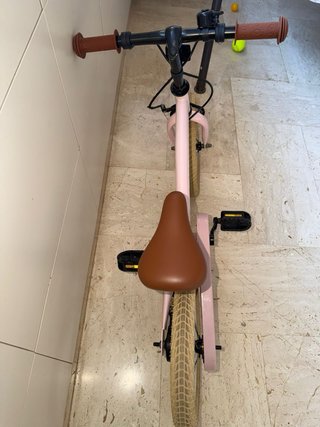 Bicicleta infantil Deryan 3 en 1 rosa