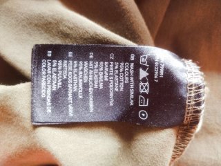 Top palabra de honor H&M Y2K verde caqui militar