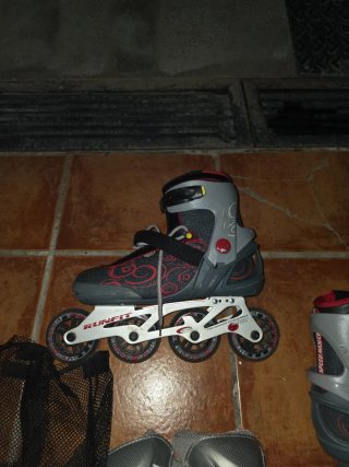 Patines en línea adultos + protecciones