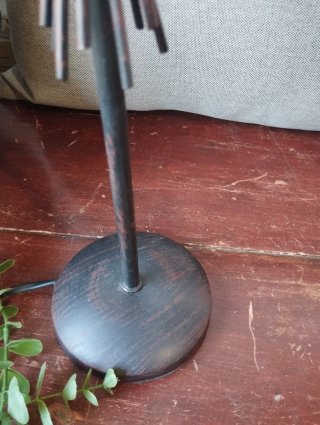 LÁMPARA Y PANTALLA, COMO NUEVAS