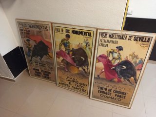 3 Carteles Toros Monumental Barcelona Sevilla