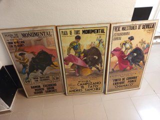 3 Carteles Toros Monumental Barcelona Sevilla