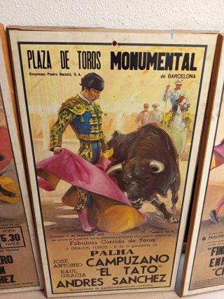 3 Carteles Toros Monumental Barcelona Sevilla