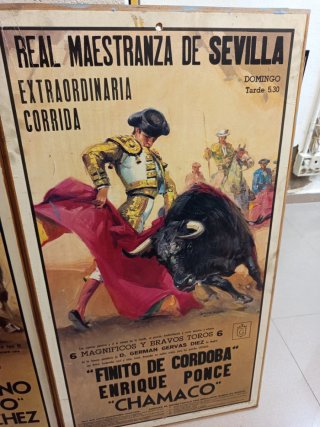 3 Carteles Toros Monumental Barcelona Sevilla