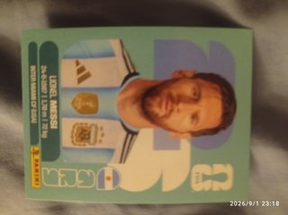 Cromo Messi Panini