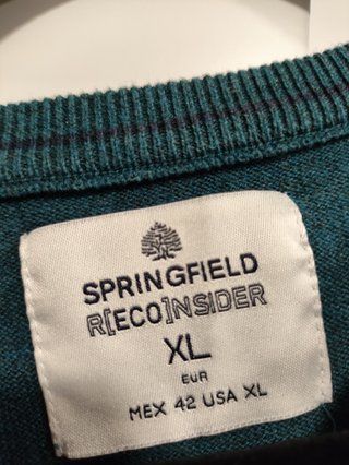 Jersey Springfield verde y gris