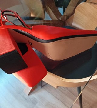 Zapatos Zara Naranja Talla 37