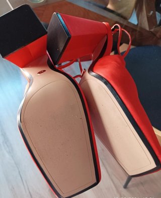 Zapatos Zara Naranja Talla 37
