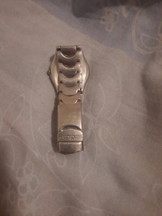 Swatch Acciaio Data Argento Nero