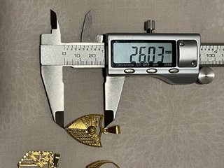 Lote 7 Piezas Oro 18K - colgantes y anillos