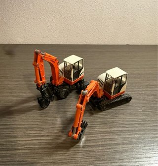 2 Modellini macchine da lavoro in metallo