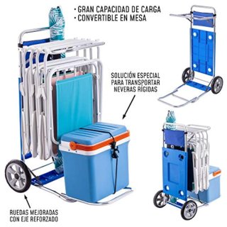 Carro Portasillas y Nevera Playa