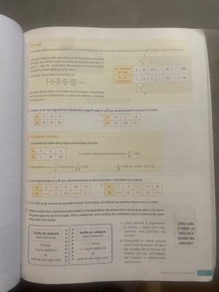 Matemáticas 1 secundaria Revuela