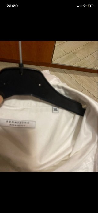 Camicia uomo Sonny Bono bianca XXL