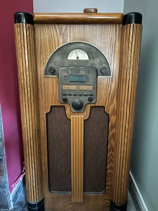 Radio CD Retro Vintage Madera
