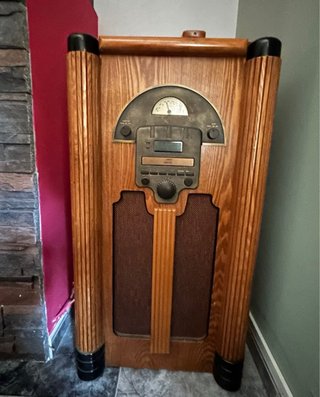 Radio CD Retro Vintage Madera