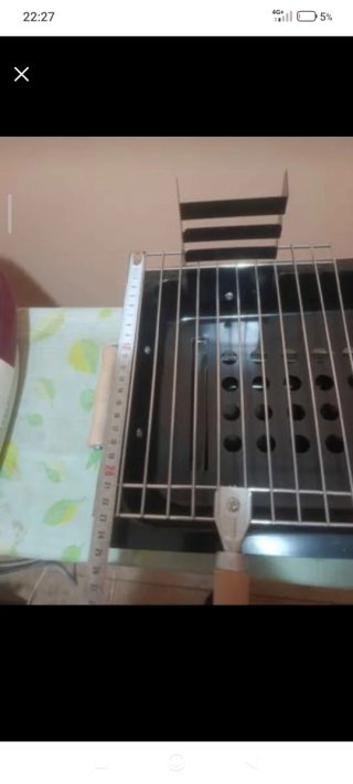 Mini barbecue nera