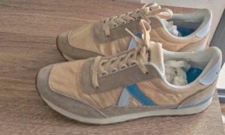 Zapatillas El Ganso Talla 41 Beige/Azul