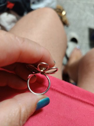 Anillo Tous Flor Perla Plata