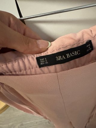 Pantalones Zara Rosa Talla S
