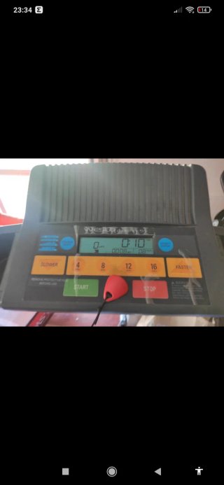 Cinta de correr y andar.