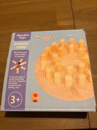 Memory Chess de Madera - Juguete Educativo