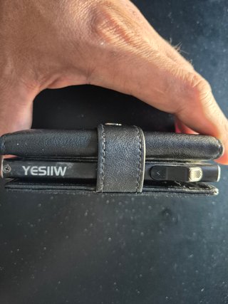 Cartera Hombre YESIIW Negra
