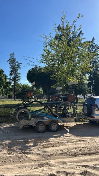 Alquiler de plataformas, bateas, remolques ligero.